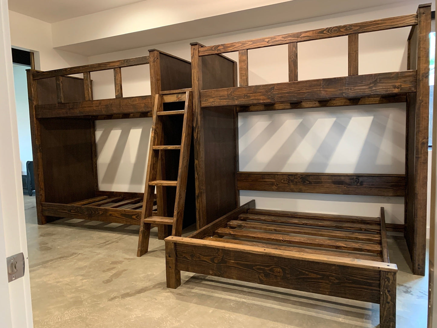 Lake House Quad Bunk Bed with Drawers