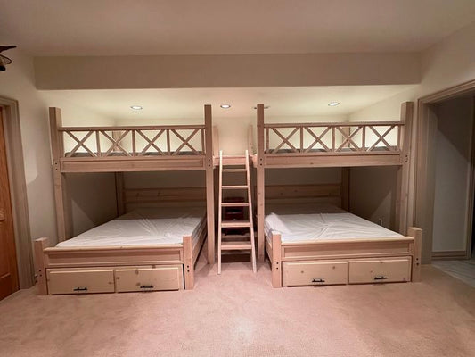 Navarre Beach Quad Bunk Bed